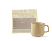 1829 Espresso x WatchHouse Monoware Mug Set.