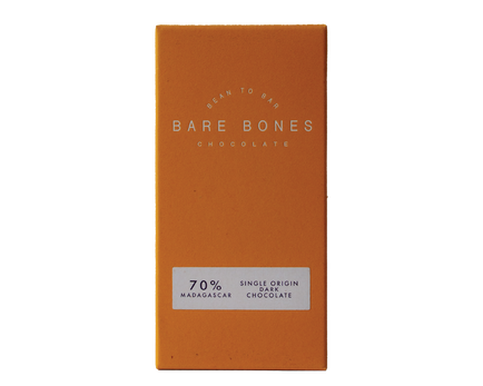 Bare Bones Madagascar 70% Dark Chocolate.