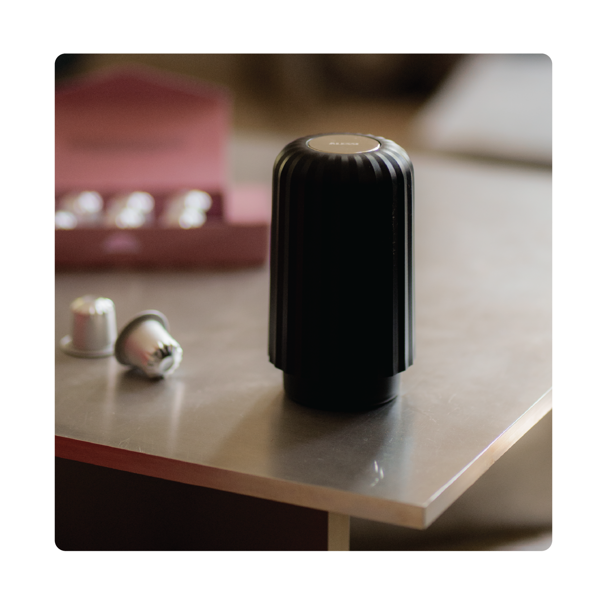 Alessi Capsule Crusher. | Aluminium Capsules Recycling