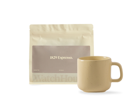 1829 Espresso x WatchHouse Monoware Mug Bundle.