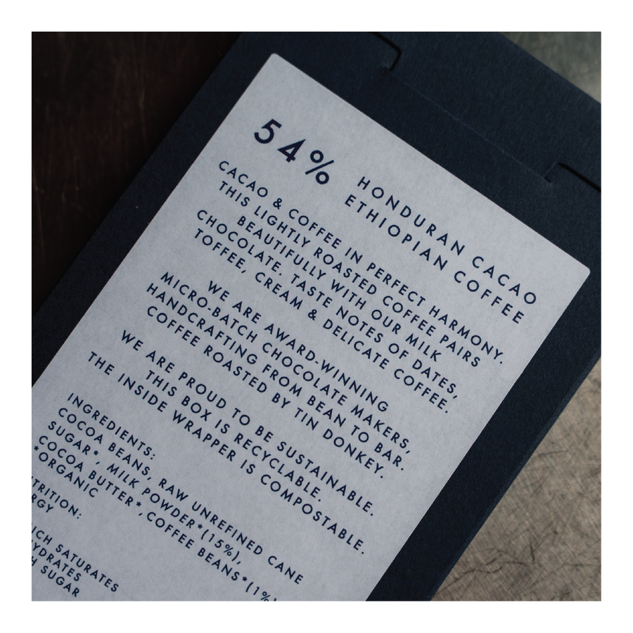 Bare Bones Honduras Milk Chocolate 54%