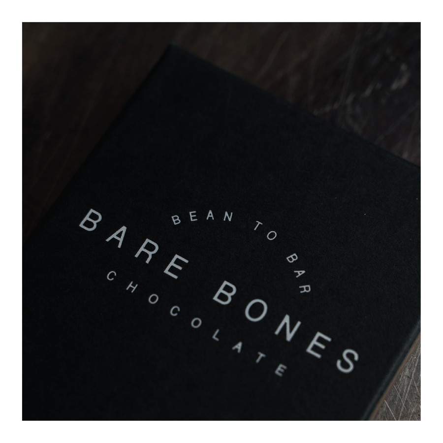 Bare Bones Dominican 68% Salted Chocolate.