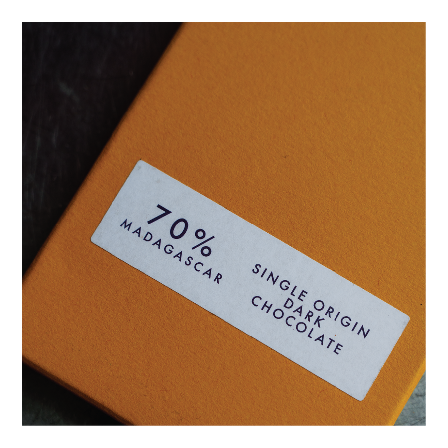 Bare Bones Madagascar 70% Dark Chocolate.