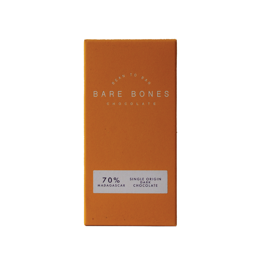 Bare Bones Madagascar 70% Dark Chocolate.