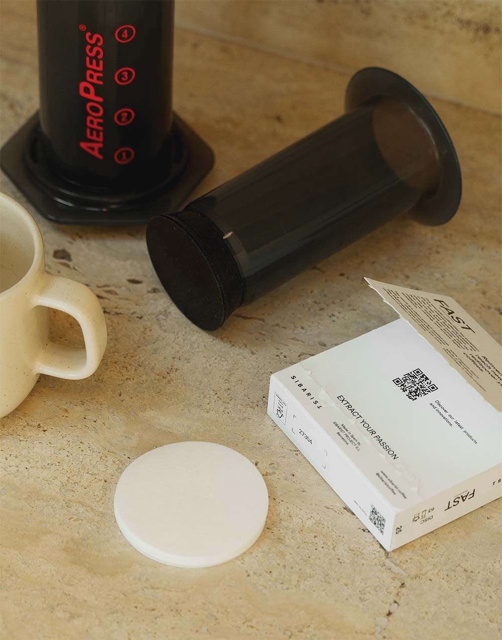 Aeropress x Sibarist Disc 63 Papers.
